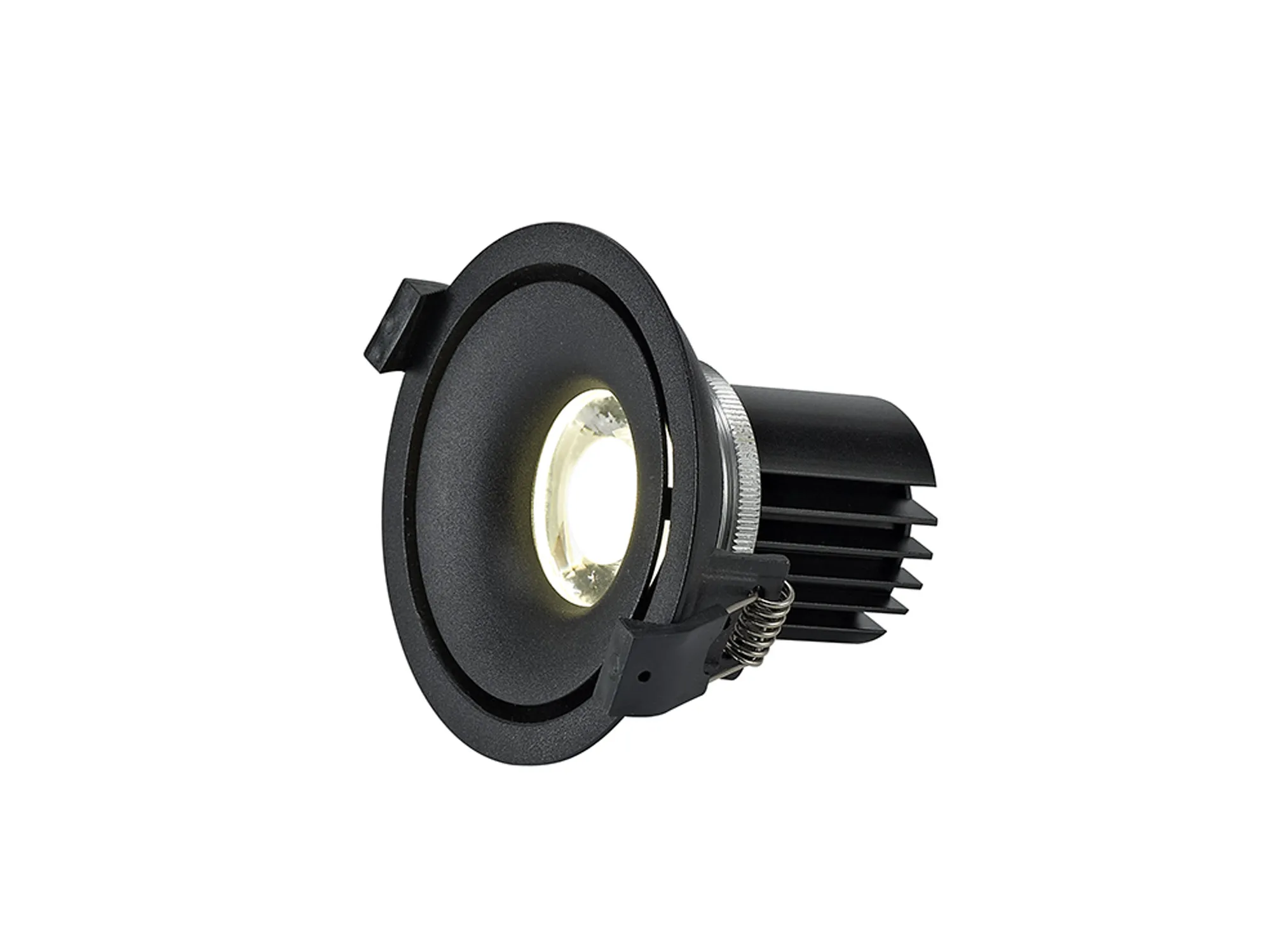 Bolor 9 Tridonic Powered 9W 3000K 840lm 24° CRI>90 LED Engine Black/Black Fixed Recessed Spotlight, IP20 DM202050  Dlux Bolor 9